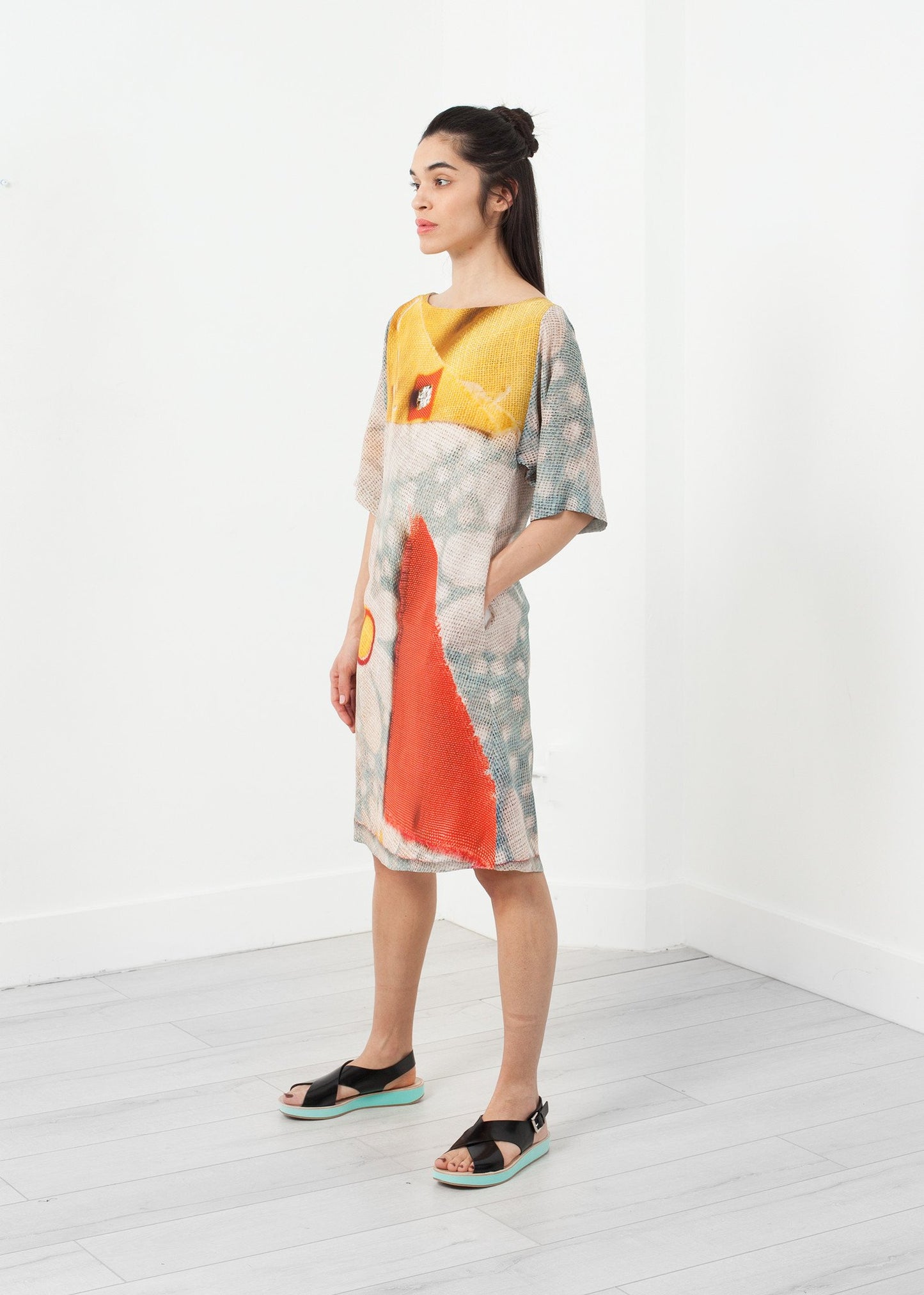 3/4 Sleeve Kimono Dress 5 []!@£$^&amp;*()"""' .&nbsp; /'&nbsp; &nbsp;"&nbsp; . /r /n '&nbsp; " SELECT 12342&nbsp;